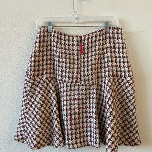 Anthropologie Skirts Anthropologie Bobbie Plaid Flounced Mini Skirt